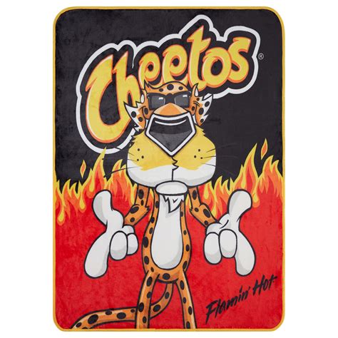 Buy Cheetos Chester Cheetah Fleece Throw Blanket - Flamin Hot Chester Cheetah Soft Fleece Throw ...