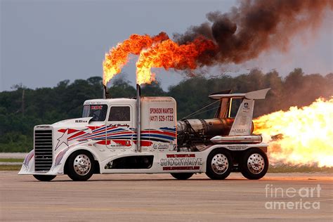 Jet Engine Truck Photograph by Joe Elliott