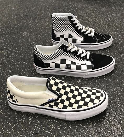 Vans Black and White checkered style shoes | Vans shoes, Vans, Me too shoes