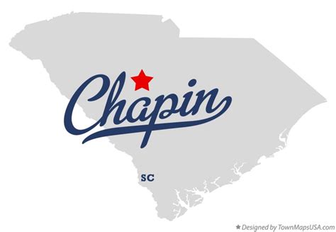 Map of Chapin, SC, South Carolina