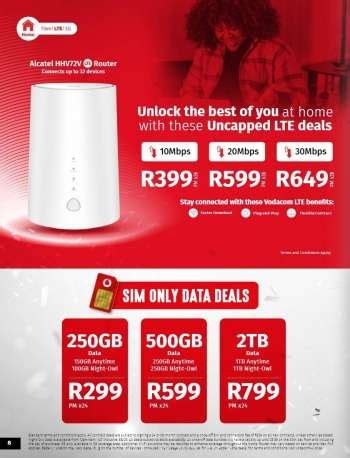 ROUTER deals - VODACOM • Today's offer from specials