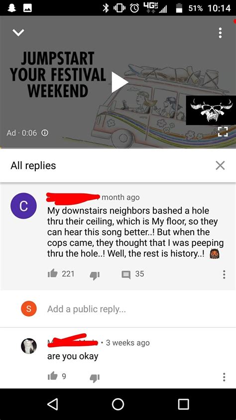 Damn, it really is a great song : thatHappened