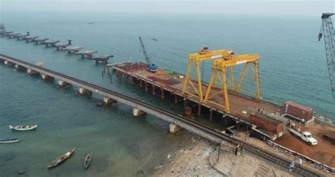 New Pamban Railway Bridge: 84 Per Cent Construction Complete On India’s ...