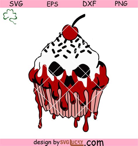 Death Cake Horror For Cricut Halloween Svg, Horror Death Cake Svg, Death Cake Halloween Svg ...