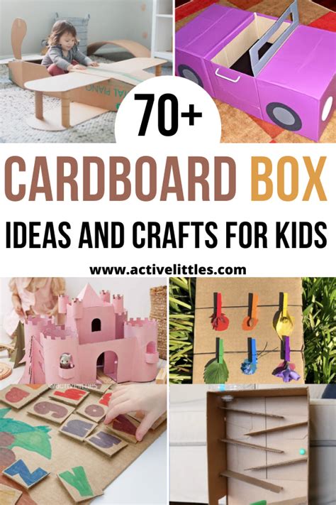 70+ Fun Cardboard Box Ideas and Crafts for Kids - Active Littles