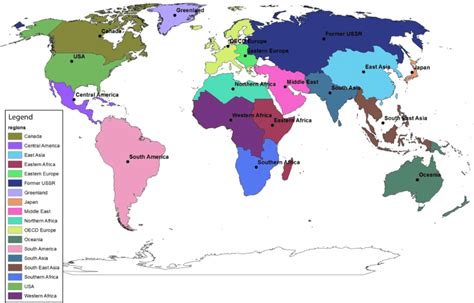 Regions Of The World