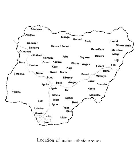 Igbo People Map