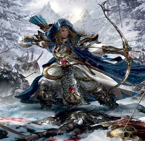 High Elves Fighting Undead, high elf, warhammer, undead, archer, HD ...