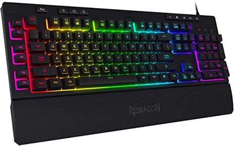 Teclado Redragon Shiva Black K512 RGB