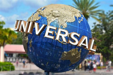 The Famous Universal Globe at Citiwalk Universal Studios. Editorial ...