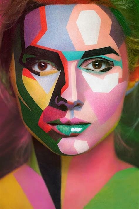 Photog uses Face Paint to create stunning portraits. Pintura Facial ...