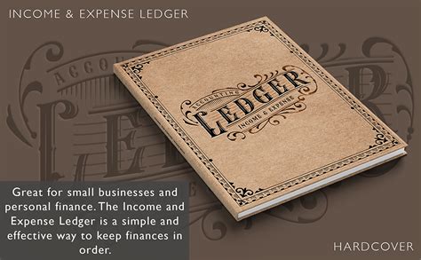 Amazon.com: Income and Expense Ledger Book: Income and Expense Ledger ...