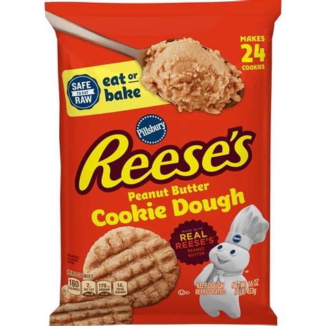 Pillsbury Reese's Peanut Butter Cookies, 16.0 OZ - Walmart.com - Walmart.com