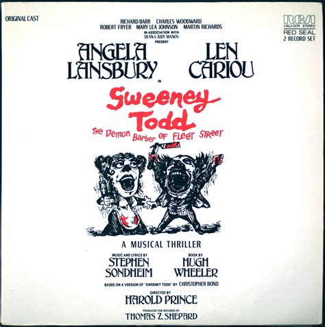 Original Broadway Cast of Sweeney Todd – Pirelli's Miracle Elixir Lyrics | Genius Lyrics