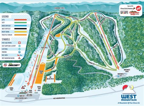 West Mountain Trail Map, Stats and Profile | NY Ski Directory