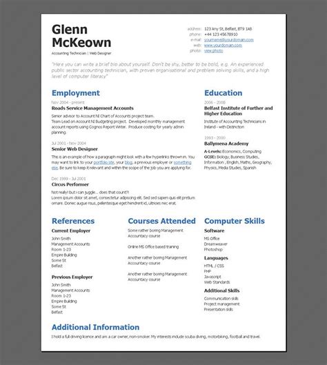 Resume Template Css – dividendappreciation.com