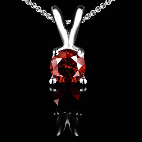 Red Diamond Necklace | Bijoux Majesty