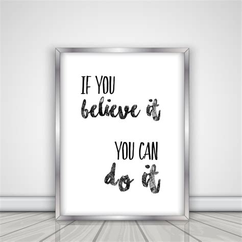 Inspirational quote in picture frame 209601 Vector Art at Vecteezy