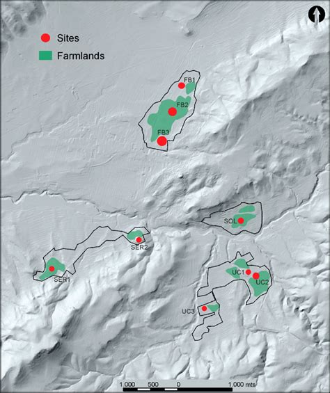 Map showing the settlement pattern during the Late Iron Age and the... | Download Scientific Diagram