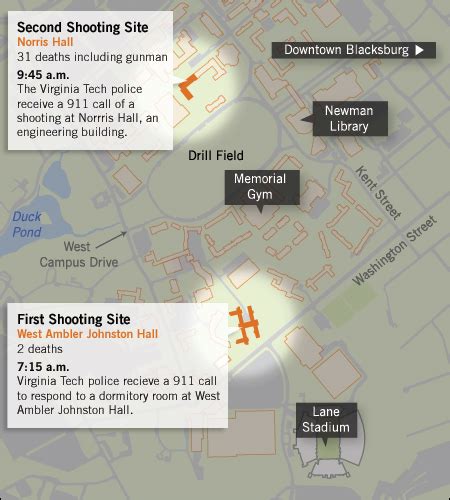 Timeline: How the Virginia Tech Shootings Unfolded : NPR