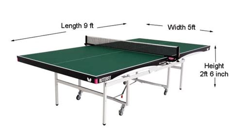 A Comprehensive Guide to Ping Pong Table Dimensions