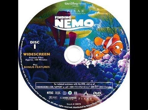 Finding Nemo 2003 DVD Menu Walkthrough [Disc 1] - YouTube | Finding ...