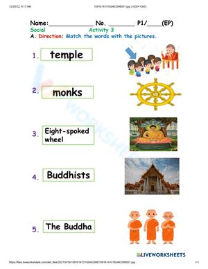 Buddhism Activity 2 Answer Key worksheets