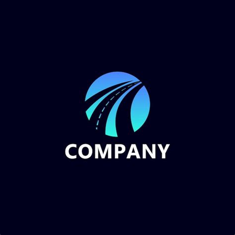 Premium Vector | Logistics company colorful logo design template