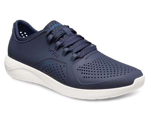 Crocs Men's LiteRide Pacer Sneakers Shoes Runners - Navy/White