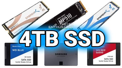 Best 4TB SSD Available Today 2021 - From SATA, M.2 NVMe To External ...