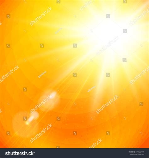 Dramatic Vivid Sunburst Fiery Orange Sky Stock Vector (Royalty Free) 370022414 | Shutterstock