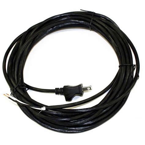 Vacuum Cleaner Power Cord 30 Foot Black 2 Wire - Walmart.com