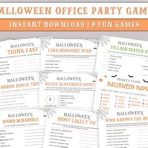 Halloween Office Party Games, Halloween Games for Office Party, Office Halloween Ideas ...