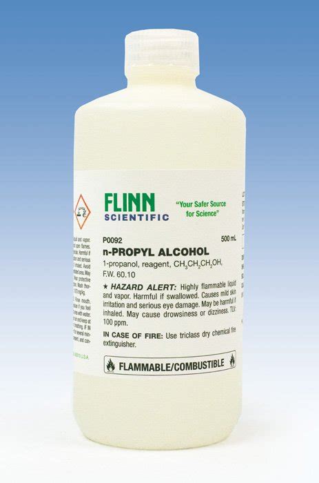 Flinn Chemicals, n-Propyl Alcohol