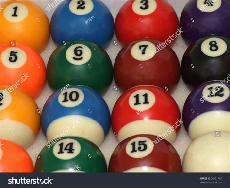 Background Made Of Color Billiard Balls Stock Photo 20291761 : Shutterstock