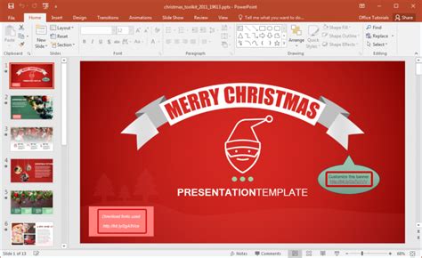 Animated Christmas Toolkit For PowerPoint