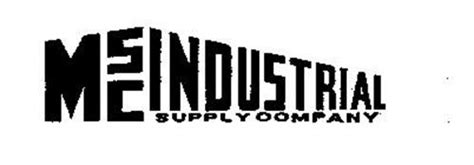 MSC INDUSTRIAL SUPPLY COMPANY Trademark of SID TOOL COMPANY, INC.. Serial Number: 73538189 ...