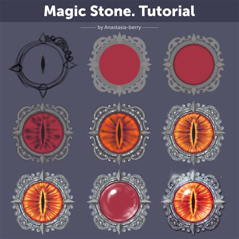 Magic Stone. Tutorial by Anastasia-berry on DeviantArt