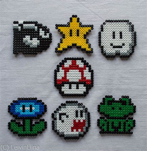 Super Mario - Hama Beads | Perler bead art, Hama beads design, Easy ...