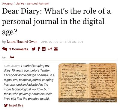 The Diary vs. Personal Journal in the Digital Age... - Jedemi