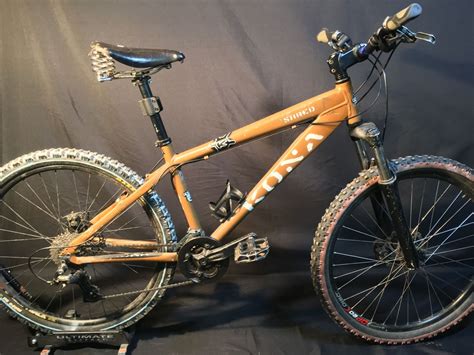 BROWN KONA SHRED 24 SPEED FRONT SUSPENSION MOUNTAIN BIKE WITH FULL DISC ...