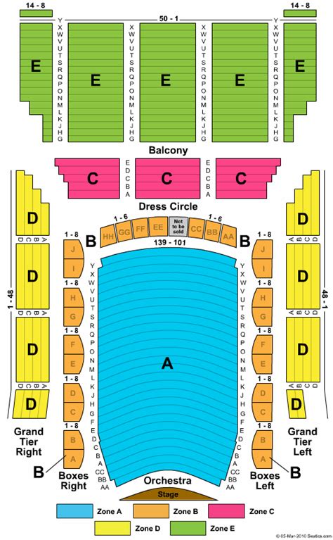 Lyric Opera House - Md Seating Chart