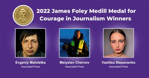 Associated Press Journalists Awarded the 2022 James Foley Medill Medal for Courage – Medill Magazine