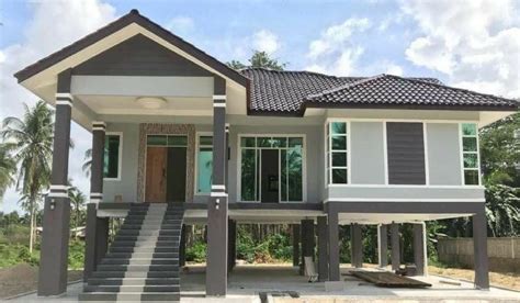 Rumah Banglo Setingkat Rumah Kampung Moden Viral