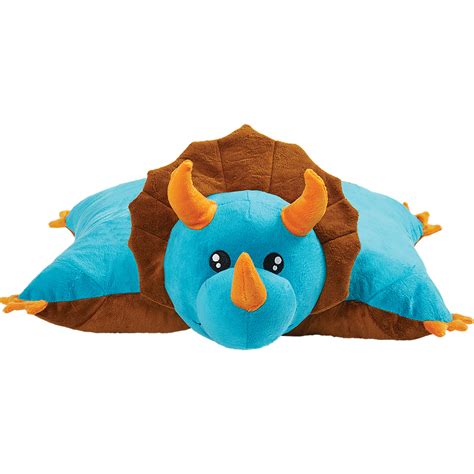 Dinosaur Pillow Pets | Blue Dinosaur Pillow Pet | 18-inch Large Plush ...