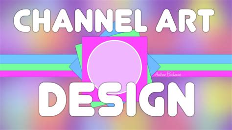 Channel art design (speed art) - YouTube