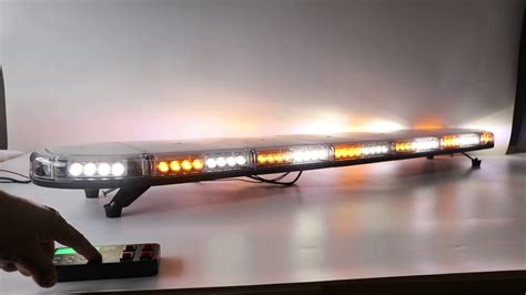 60 Inch LED Emergency Warning Flashing Rooftop Tow Truck Strobe ...