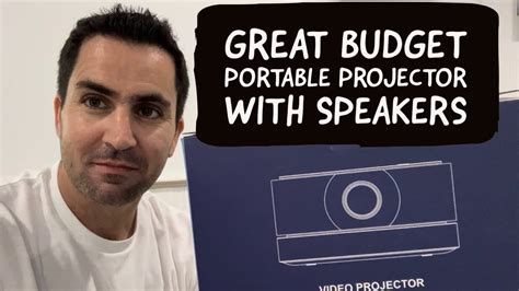Best budget outdoor projector with built in speakers and battery - YouTube