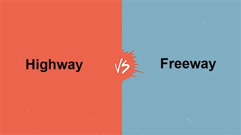 Difference between highway and freeway - Kolkataff.org