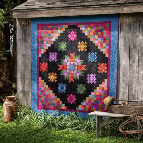 Amish with a Twist IV Block of the Month | Patchwork quilt patterns ...